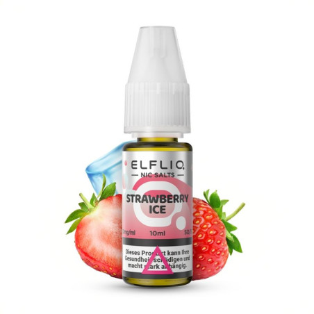 ELFBAR ELFLIQ, Strawberry ICE 10mg